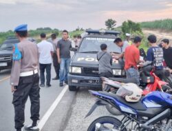 Polres Tulang Bawang Gelar Patroli Gabungan di Jalan Lintas Rawa Jitu PT BNIL