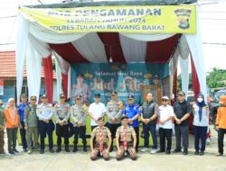 Kapolres Dan Pj.Bupati Tulang Bawang Barat Monitoring Pos Pam Ops Ketupat Krakatau 2024