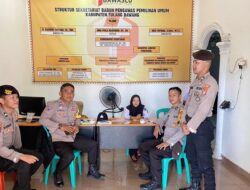 Polres Tulang Bawang Gelar KRYD Di Kantor Penyelenggara Pemilu Pasca Putusan MK
