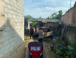 Kapolsek Tulang Bawang Tengah Pimpin Pelaksanaan Fogging Bersama Tim Puskesmas di Wilayah Kelurahan Mulya Asri
