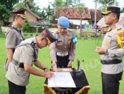 Kapolres Tulang Bawang Pimpin Upacara Pelantikan dan Sertijab, Berikut Nama-namanya