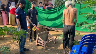 Polisi Cek TKP Orang Gantung Diri di Tiyuh Mekar Asri, ini Penyebabnya