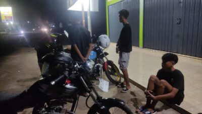 Cegah Terjadinya Balap Liar dan C3 Polres Tulangbawang Barat Lakukan Patroli KRYD