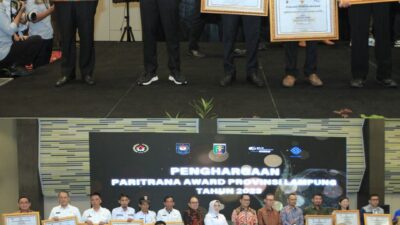 Tubaba Raih Dua Penghargaan Paritrana Award Tingkat Provinsi Lampung