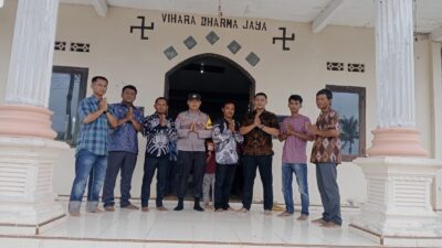 Polres Tulangbawang Barat Laksanakan Pengamanan Waisak di Sejumlah Vihara di Kabupaten Tubaba