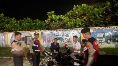 Berikan Rasa Aman Kepada Masyarakat, Polres TUBABA Gelar KRYD di Jalan Poros Pasar Pulung Kencana Kabupaten TUBABA