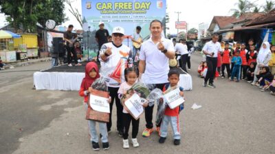 Car Free Day di Menggala, Kompol Kasyfi: Selain Festival Band Juga Ada Lomba Mewarnai Tingkat Paud