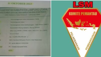 Proyek Pembangunan Jalan Penghubung Kali Balangan – Tata Karya Di Duga Melanggar Bestek