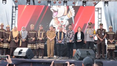 Hadiri Launcing Pilkada Tulang Bawang Tahun 2024, AKBP James: Ada Maskot AJO dan AMI
