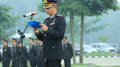 Upacara Hari Lahir Pancasila Digelar Polres Tulang Bawang Barat dengan Khidmat