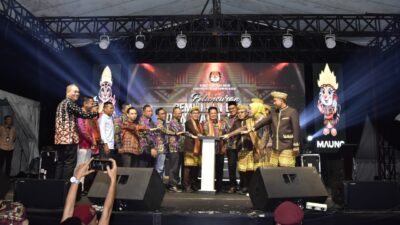 PJ Bupati Tubaba Hadiri Peluncuran Pemilihan Bupati dan Wakil Bupati