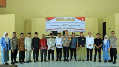 Polres Tulang Bawang Barat Menerima Kunjungan Tim Bidkum Polda Lampung