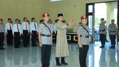 Kapolres Pimpin Sertijab Kasat Narkoba Polres Tulang Bawang Barat