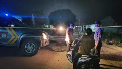 Cegah Gangguan Kamtibmas, Polsek Lambu Kibang Lakukan Patroli Rawan Malam