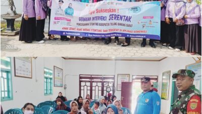 Kepalo Tiyuh Panaragan Jaya Utama Sukseskan Gerakan Intervensi Pencegahan Stunting