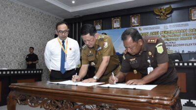 MoU Dengan Kejari Tubaba. M. Firsada Sampaikan Empat Poin Penanganan dan Pemberantasan Korupsi