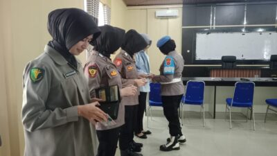 Sipropam Polres Tubaba Laksanakan Gaktiblin dan Cek Kelengkapan Data Diri Polwan