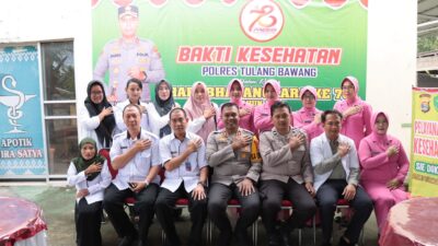 Seksi Dokkes Polres Tulang Bawang Gelar Bakti Kesehatan KB Gratis, AKBP James: Sebanyak 78 Warga Yang Mengikuti Kegiatan