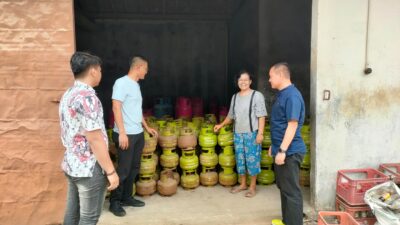 Satgas Pangan Polres Tulang Bawang Barat Bersama Dinas Terkait Monitoring Bapokting dan Pasokan LPG 3 Kg Aman Jelang Idul Adha