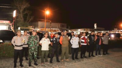 Kerahkan 180 Personil Polres Tulang Bawang Barat Amankan Malam Takbiran Idul Adha 1445 H