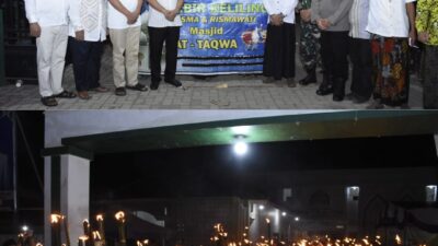M.Firsada Melepas Peserta Pawai Takbir Keliling