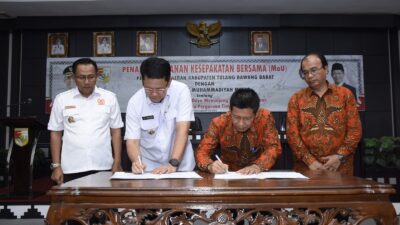 M. Firsada Tandatangani MoU Pemkab Tubaba dengan Universitas Muhammadiyah Metro