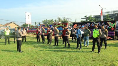 Polres Tulang Bawang Barat Amankan Kegiatan Pengukuhan Perpanjangan Masa Jabatan Kepalo Tiyuh