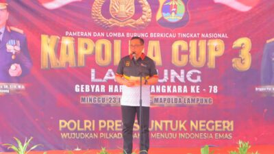 Ribuan Peserta Ikuti Perlombaan Burung Kicau Kapolda Cup III, Dalam Menyambut Hari Bhayangkara ke 78