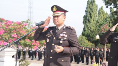 Sambut Hari Bhayangkara Ke-78 Tahun 2024, Polres Tulang Bawang Gelar Upacara Ziarah dan Tabur Bunga di TMP