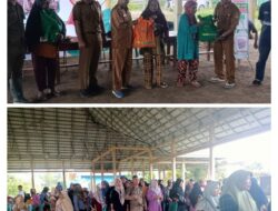 Kades Abdul Muntolip Gelar Pasar Murah Gandeng Dinas Ketahanan Pangan Mesuji