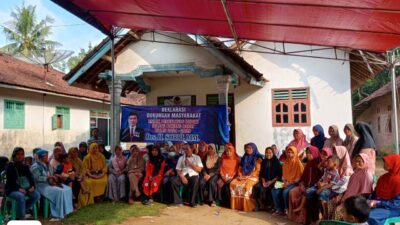 Salah Satu Masyarakat Tiyuh Mulya Jaya Mengundang Drs.Hi.Sobri, M.M., Bentuk Dukungan Penuh Bacalon Bupati