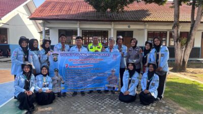 Satlantas Polres TUBABA Laksanakan Edukasi dan Sosialisasi di SMAN 1 Tulang Bawang Tengah dalam rangka Operasi Patuh Krakatau 2024