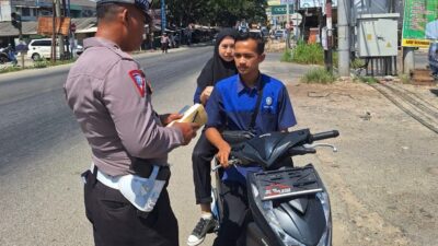 Hari Keempat Operasi Patuh Krakatau 2024, Satlantas Polres Tulang Bawang Tindak Ratusan Pelanggar