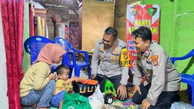 Peduli Sesama, AKBP James Sambangi Dua Warganya Pasca Operasi Gratis di RS Bhayangkara Polda Lampung