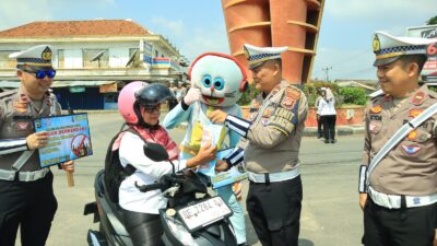 Satlantas Polres Tulang Bawang Barat Gelar Kegiatan Gebyar Operasi Patuh Krakatau 2024