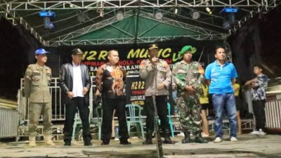 Polres Tulang Bawang Bersama Instansi Terkait Bubarkan Orgen Tunggal Yang Lebihi Batas Waktu di 5 Lokasi Berbeda