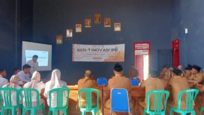 Pemerintah Tiyuh Tirta Kencana Apresiasi Loka Karya Mahasiswa KKN-T IPB 2024