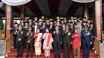 M. Firsada Hadiri Upacara Penurunan Bendera HUT ke-79 RI Berlangsung Khidmat