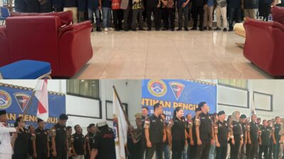 Ketum DPP AWPI Kukuhkan Pengurus Brigade 5822 Cakra Trisula Sakti Provinsi Lampung