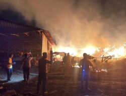 Kebakaran di PT GRS Tiyuh Cahyo Randu, Kapolsek Tulang Bawang Tengah Kompol Syahrial: Penyebab Belum Diketahui