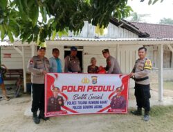 Perkokoh Hubungan Polri dan Warga, Polsek Gunung Agung Gelar Bakti Sosial di HUT Polda Lampung