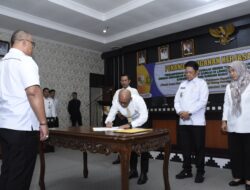 Teken Rencana Kerja, OPD Tubaba dan Kejari Siap Perangi Korupsi dan Gratifikasi