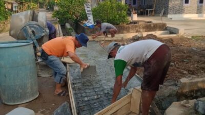 Pemerintah Tiyuh Panaragan Realisasikan DD Untuk Pembangunan Infrastruktur