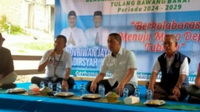 Calon Bupati dan Wakil Bupati Tubaba Mengelar Acara Dialog Lintas Organisasi Pers dan Gathering 