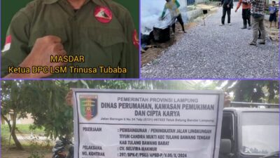 Diduga Pekerjaan Asal Jadi: LSM TRINUSA Akan Surati Dinas Terkait 