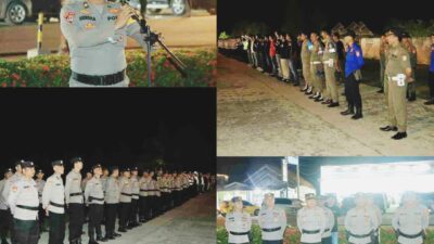Apel Siaga Malam Natal Polres Tulangbawang Barat Kerahkan Puluhan Personel untuk Amankan Perayaan