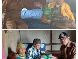 Peratin Batu Kebayan Serahkan Bantuan Sembako Secara Langsung ke Penerima
