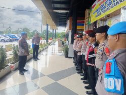 Hari Pertama Operasi Ketupat Krakatau 2025, Kasi Propam Polres Tulang Bawang Berikan 4 Penekanan Kepada Personel
