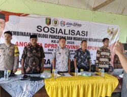 Putra Jaya Umar Gaungkan Semangat Pancasila dan Nasionalisme di Tiyuh Tri Tunggal Jaya