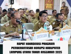 PEMKAB LAMPURA GELAR RAPAT KOORDINASI PEMBERANTASAN KORUPSI TA 2025